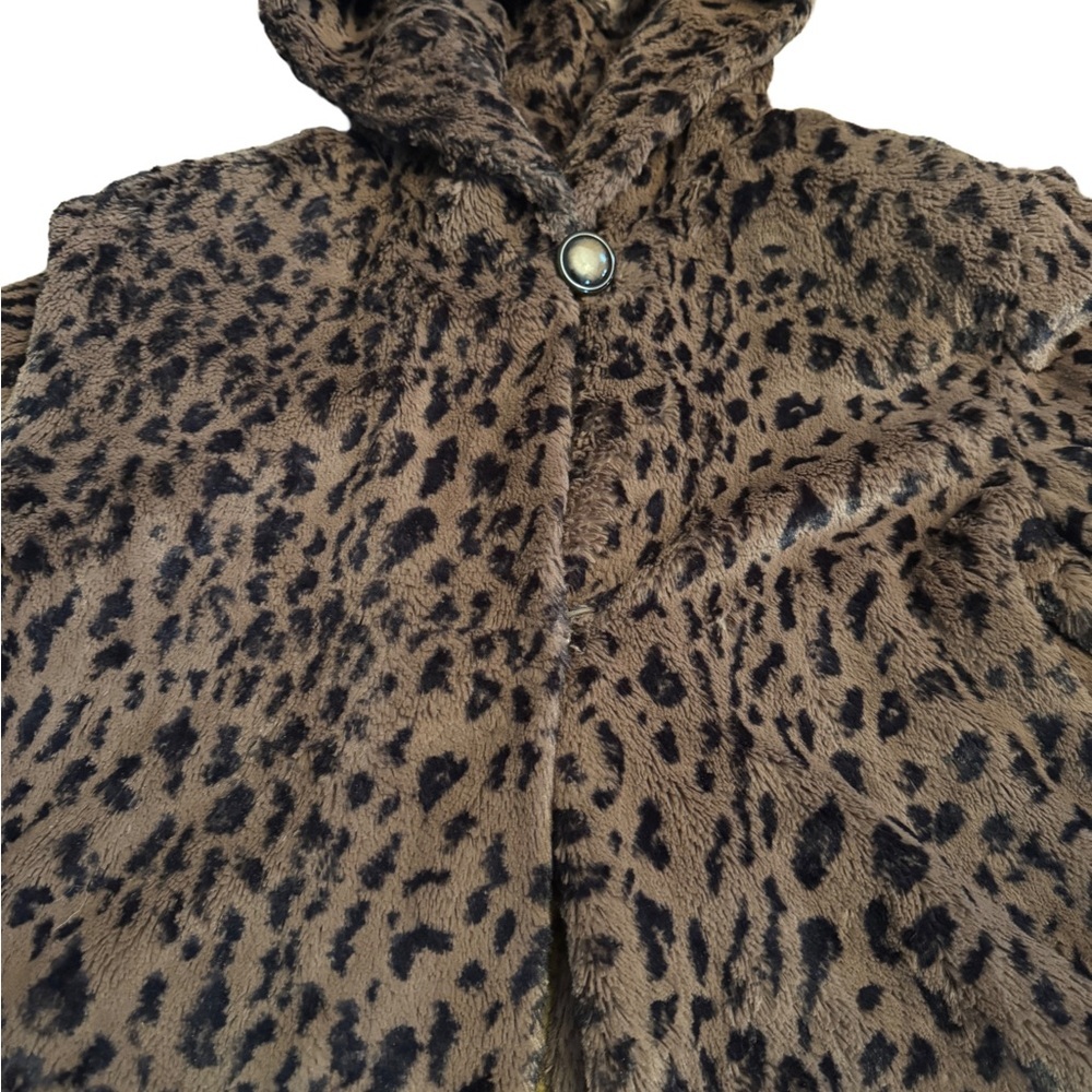 Dennis Basso Brown and Black Puffer Jacket - Picture 4 of 10